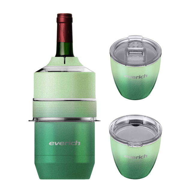 Marble Wine Chiller Bucket - Wine & Champagne Cooler for Parties, Dinner Keep Wine & Beverages Cold