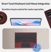 Nouveau clavier sans fil Bluetooth pliable à trois volets avec pavé tactile pour iPad, tablette, téléphone, ordinateur, léger, portable, à mécanisme ciseaux, personnalisable