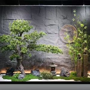 Branches de pin artificielles, grande plante <span class=keywords><strong>en</strong></span> <span class=keywords><strong>pot</strong></span>, bonsaï de pin <span class=keywords><strong>japonais</strong></span> artificiel, cèdre artificiel pour la décoration - Product Image 1