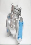 Válvula de Retención de Columpio de Acero al Carbono WCB 150LB, Válvula Antirretorno con Brida, Válvula Industrial para Agua, ASTM A216 API 6D BS 1868 - Product Image 2