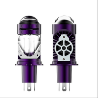 BAOBAO 2000W H4 LED Mini Projecteur Lentille LHD 1000000LM Phares de Voiture H4 Super Lumineux 9085 CSP Canbus 6000K Ampoules de Phare Blanches