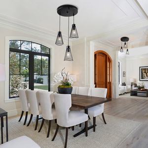 SKD Metal 3 Luces E27 Bombillas lámpara colgante simple para isla de cocina - Product Image 3