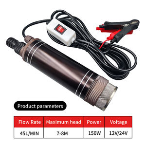 Pompe submersible à faible pression et haute puissance <span class=keywords><strong>12V</strong></span> 24V pour l'extraction de carburant diesel, moteur CC pour diesel, kérosène, eau 40L/min OEM - Product Image 4