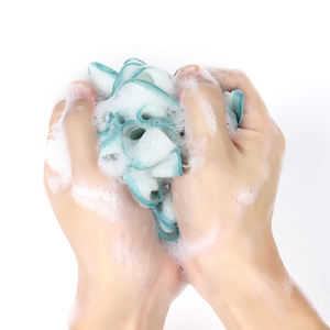 Esponja de baño de Venta caliente, exfoliante corporal Natural, flor de rosa, exfoliante, lavado de piel, guante exfoliante corporal - Product Image 5