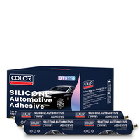 Adhésif automobile 100 % silicone, durée de conservation de 12 mois, 590 ml, pour la construction et le transport, durcissement rapide en 15 minutes, commande en gros