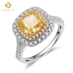 ขายดี925แฟชั่นแหวนหมั้นเงินสเตอร์ลิงสำหรับผู้หญิงเครื่องประดับเพชรเต็มรูปแบบแหวนพลอยงานแต่งงานสุดหรู - Product Image 5