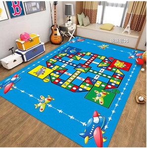Alfombras Infantiles Educativas de Terciopelo de Cristal de Cachemira Impresas en 3D de 120x170 cm, Alfombras para Dormitorio Infantil - Product Image 6