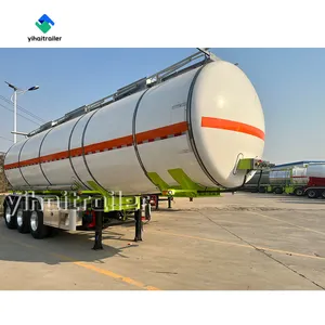 45000 ליטר 40 רגליים תחבורה יציבה פלדה שמן דיזל דלק טנק קרוואן למכירה