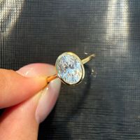 S925 argent Sterling Moissanite bague bague de mariage 2CT coeur coupe Moissanite bijoux Moissanite bague en diamant