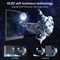 Moniteur portable à écran tactile Oled 13.3 "4k pour PS4/5 pour jeu Switch pour ordinateur portable