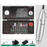 Machine de gravure et de polissage portable mini jade, outil rotatif électrique multifonctionnel pour le meulage, la découpe, le perçage de bijoux et de pierres