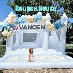 Casa de rebote de 15 pies para niños de alta calidad con castillo inflable ecológico para fiestas, perfecto para celebraciones y diversión en el patio trasero - Product Image 1