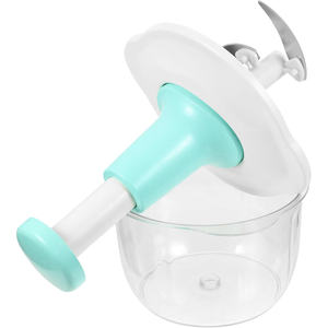 Hachoir manuel à légumes, type presse, hachoir à ail et à viande pour la maison, fouet, mélangeur, hachoir alimentaire de cuisine, mini robot culinaire - Product Image 1