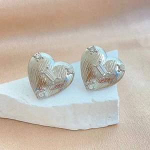 2026 thời trang Wedding party Jewelry Set vàng mạ Hollow đôi trái tim pha lê zircon Mặt dây chuyền vòng cổ bông tai của phụ nữ thiết lập - Product Image 2