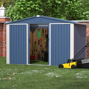 Customized Outdoor Tool Shed backyard garden steel metal storage sheds Car Garages Shed