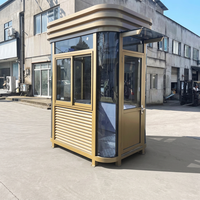 Caseta de Vigilancia Prefabricada, Portátil, Modular, de Acero para Exteriores, para Kiosco o Guardería