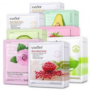 OEM SADOER BIOAQUA fábrica belleza coreana cuidado de la piel cara Rojo granada hidratante iluminación máscara facial hoja - Product Image 1