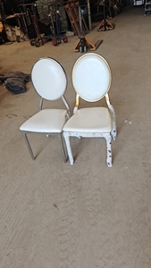 Wedding Banquet Hall <strong>Chair</strong> Outdoor Gold <strong>Silver</strong> Sun Hotel <strong>Chair</strong> Crystal Round Backrests Electroplated Nano-gold Event <strong>Chairs</strong> - Product Image 4