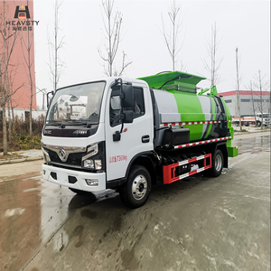 HEAVSTY Nouveau Camion Compact à Benne Carrée pour Déchets Alimentaires, Diesel, Manuel, 155 CV, Levage Hydraulique, Collecteur de Poubelles 120L/240L - Product Image 2