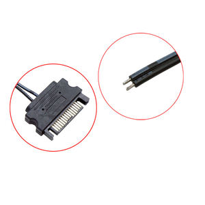 Kabel Pigtail Daya Lampu Strip PC <span class=keywords><strong>2</strong></span> Inti, Kabel Terbuka Ujung Tanpa Pelindung 15Pin Jantan ke Kabel Tanpa Pelindung 5V/12V 15/30/50cm, Grosir Kustom DIY - Product Image 3