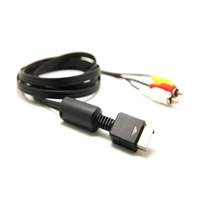 Câble audio-vidéo 1,8 m vers 3 RCA AV pour console PS2 PS3, câble vidéo AV pour téléviseur, câble vidéo pour PS2