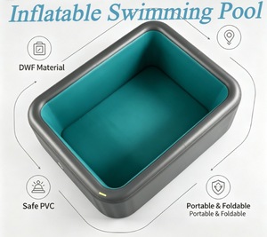 <span class=keywords><strong>Piscina</strong></span> Fuori Terra Gonfiabile Rinforzata con Tecnologia Drop Stitch, Rettangolare, Anti-Perdita, per Uso Familiare e Commerciale - Product Image 1