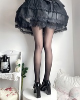 WJN Chaussettes décontractées fines pour femmes, montantes au-dessus du genou, à pois et imprimés étoiles, respirantes, séchage rapide, en polyester, tricot simple