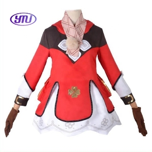Venta al por mayor de alta calidad uniforme de tela FIESTA DE Halloween Genshined <span class=keywords><strong>Impact</strong></span> Anime Lolita <span class=keywords><strong>Cosplay</strong></span> para niñas <span class=keywords><strong>Klee</strong></span> disfraz - Product Image 2