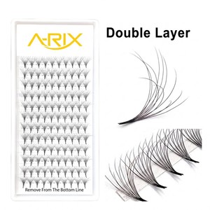 Extensions de cils A-RIX Elite à double couche et base pointue, cils volumineux haute performance, tenue stable 2 ans, qualité salon - Product Image 6