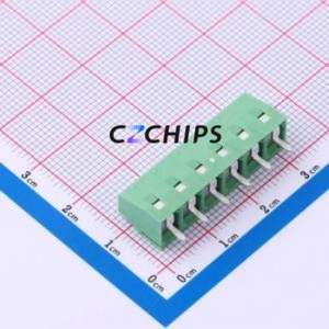 1729160 Screw Terminal Block Through hole Component (THT),P=5.08mm Connector 5.08mm Green Through Hole 6P - Product Image 2