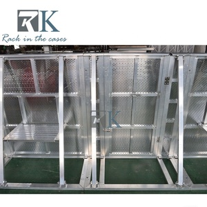 Barrera de Control de Multitudes de Aluminio de Instalación Rápida, Barrera para Festivales, Valla de Seguridad para Conciertos - Product Image 6
