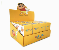 Boîte mystère porte-clés tendance, modèle de chaussure Aj série limitée, boîte mystère à ouverture déchirable et à rabat, 12 paires par boîte