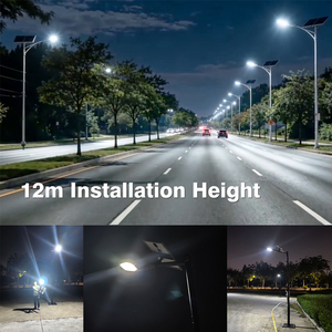 Lampadaire <span class=keywords><strong>Solaire</strong></span> Séparé 24000LM IP67 à LED pour Éclairage d'Infrastructure Routière et Projets Autoroutiers - Product Image 3