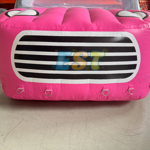 Voiture flottante <span class=keywords><strong>gonflable</strong></span> pour 4 passagers <span class=keywords><strong>Bateau</strong></span> à eau <span class=keywords><strong>gonflable</strong></span> fou remorquable en PVC pour enfants et adultes - Product Image 4
