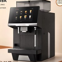 Machine à expresso commerciale automatique à écran tactile U9, avec double moulin intégré, OEM pour les magasins de proximité et les cafés
