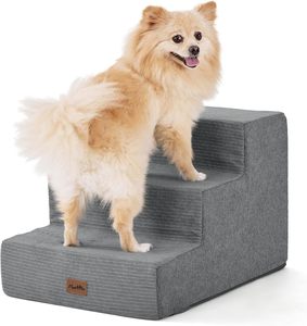 Bajo MOQ Entrega rápida Escaleras para mascotas en ángulo recto extra ancho con fondo antideslizante para cama Escaleras para perros y gatos pequeños - Product Image 1
