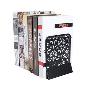 New Design Popular Quality Office School Home Storage Adjustable Metal <b>Book</b> Holder Stand Bookends - Product Image 1