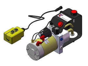 Offres Spéciales : Unité Hydraulique 12VDC, 24VDC, 36VDC, 48VDC, 110VAC, 220VAC, 380VAC, 480VAC, Micro-Pack Hydraulique - Product Image 3