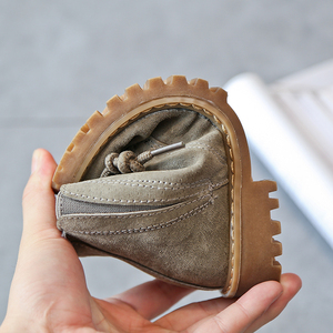 Nouvelle haute qualité en cuir Véritable Garçon Martin bottes pour Les Garçons D'hiver En Peluche chaussures pour filles enfants - Product Image 6