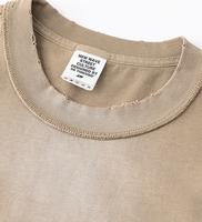 Verano de gran tamaño 285GSM YKH de alta calidad sin mangas desgastado tela de algodón pesado logotipo personalizado camisa de los hombres