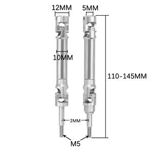 Stainless Steel Front Axle <strong>Shaft</strong> and Rear Drive <strong>Shaft</strong> for 1/10 Traxxas Slash 2WD 4X4 Rustler <strong>RC</strong> Car Upgrade Parts - Product Image 2