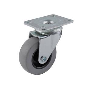 Rueda Giratoria de 2 Pulgadas de Goma Gris |   para <span class=keywords><strong>Silla</strong></span> de <span class=keywords><strong>Oficina</strong></span> y Carro Ligero |   Carritos y Equipos |   OEM, ODM, Marca Privada, Venta al por Mayor - Product Image 1