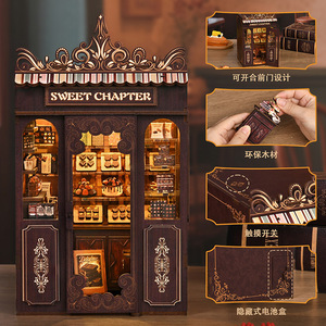 Sweet Chapter <b>DIY</b> Miniature House Model Wooden Assembly <b>Kit</b> For Teens Creative Toy Gift - Product Image 2