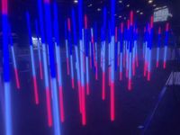 Projecteurs RGB à 360 degrés / Contrôle DMX512 / Décoration de soirée en boîte de nuit / Tunnel LED