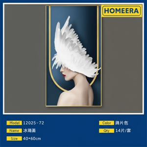 40x60cm cornice in oro nero arte cristallo incorniciato arti murali con pellicola temperata 24 pezzi Per scatola - Product Image 1