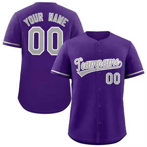 Camiseta deportiva personalizada unisex, camiseta de béisbol de nueva tendencia con nombre cosido transpirable y conjunto de camisa personalizada impresa con número - Product Image 4