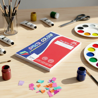 Papeterie de bureau et scolaire en gros, papier de qualité supérieure, multicolores, véritable papier couleur 180g, 100 feuilles par paquet, format A4 210x297mm