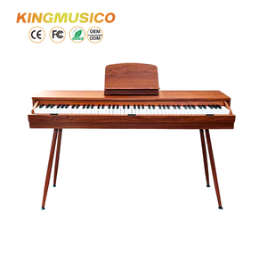 KINGMUSICO OEM Instrument de musique Piano avec 88 touches <span class=keywords><strong>Action</strong></span> à marteaux de type tiroir Piano numérique électrique droit - Product Image 3