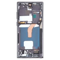 Para Samsung Galaxy S22 Ultra 5G, edición de EE. UU., 6,78 pulgadas, pantalla LCD OLED, digitalizador, montaje completo con marco