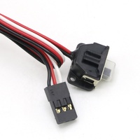HobbyWing — contrôleur de vitesse QuicRun 1060 pour moteur Brushed, ESC 1060, avec Mode commutateur, BEC pour voiture RC 1:10, 60a, 1 pièce